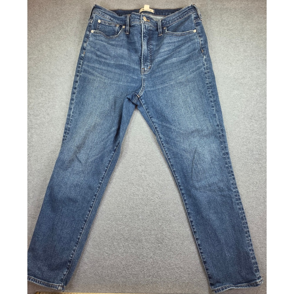 Madewell The Perfect Vintage Jean Medium Wash Straight Leg Denim Jeans 30